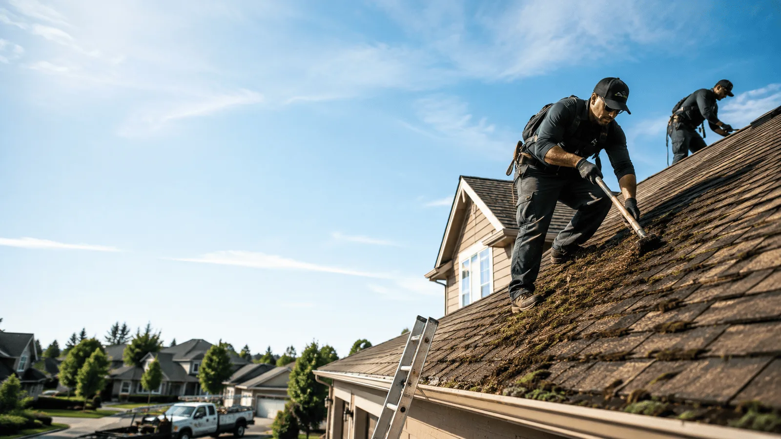 Roof Moss Removal in Springfield, NE near me